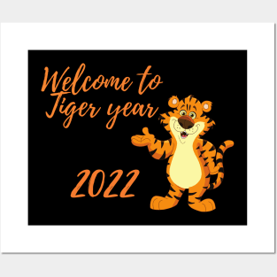 Welcome to Tiger year 2022 Posters and Art